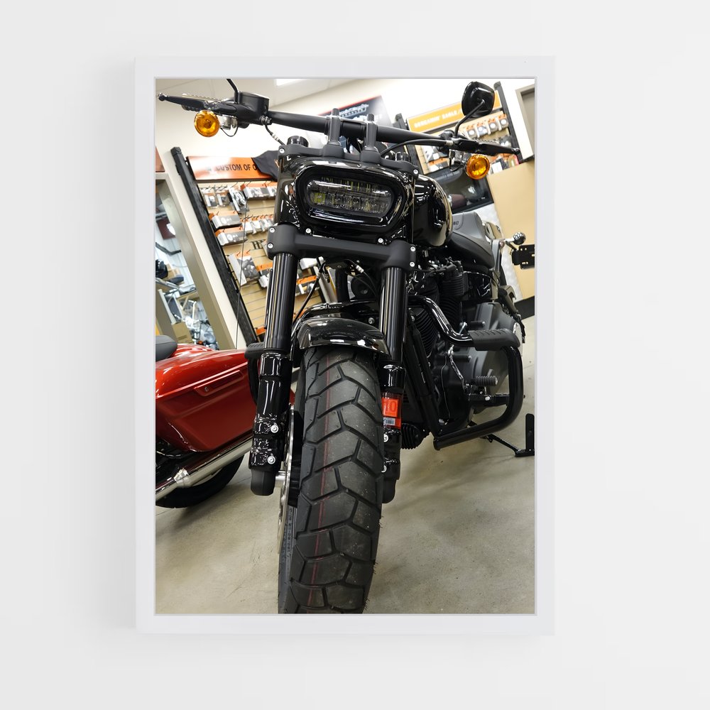 Poster Fat bob magnifique – affiche Harley-Davidson (vue 3)
